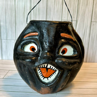 Vintage Style 7" Black Jack O' Lantern Choir Boy