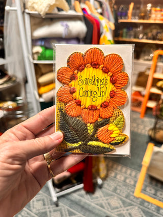 Pack of 4 VTG 70's Invites/"Something's Coming Up"