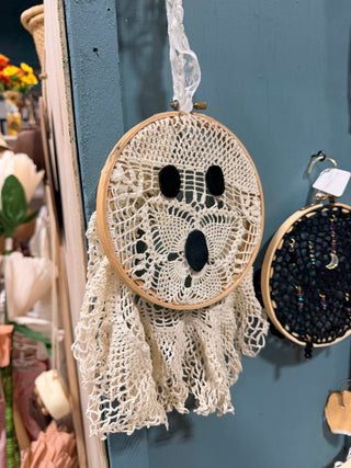 Ghost Doily Hoop