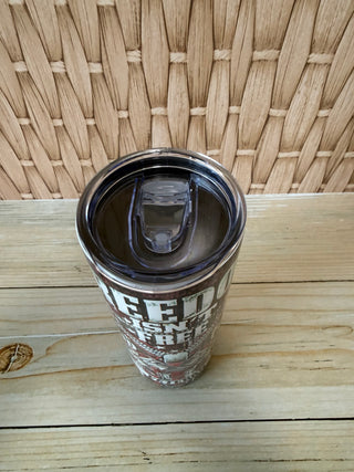 Skinny 20 oz Tumbler Freedom Isn't Free