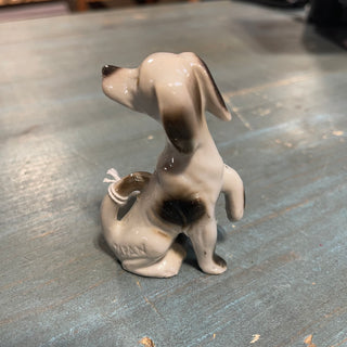 3.5" Vtg Ceramic Dog Figure, Japan--SP