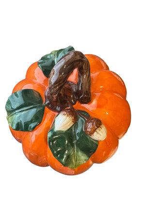 Vintage Fitz and Floyd Autumn Harvest Pumpkin