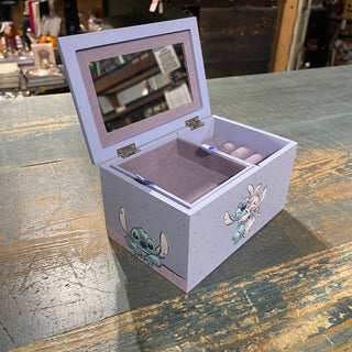 7" Disney Stitch & Angel  Jewelry Box--SP