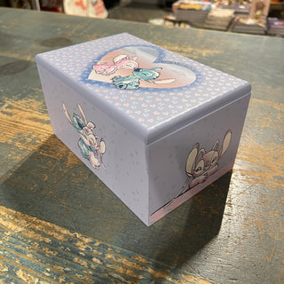 7" Disney Stitch & Angel  Jewelry Box--SP