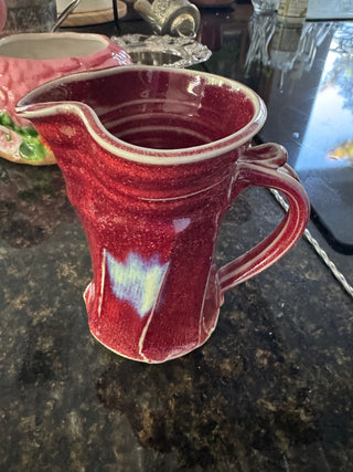 Hand Crafted Glazed Pitcher