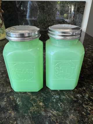 Vintage style Salt and Pepper shakers