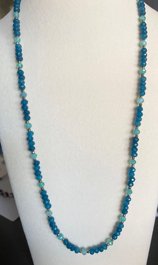 Teal/turquoise necklace
