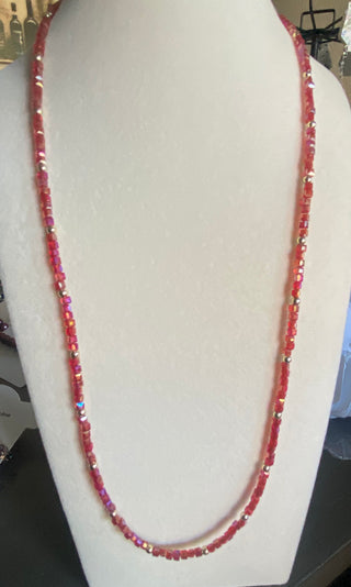 Red/gold necklace