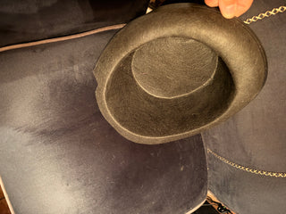 Skull Embossed Top Hat