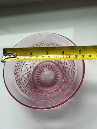Vtg.  Imperial Glass Cape Cod Pink bowl