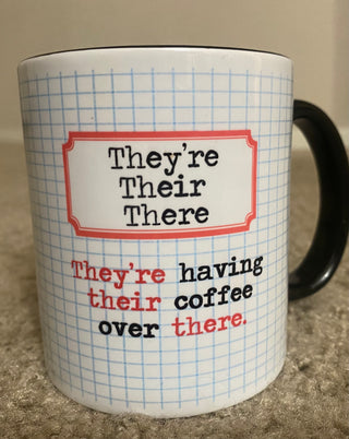 They’re Their There mug