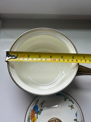 Vtg.  ASTA enamelware saucepan