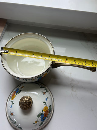 Vtg.  ASTA enamelware saucepan