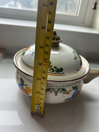 Vtg.  ASTA enamelware saucepan