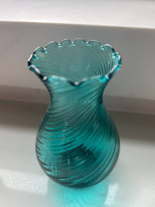 hand-blown art glass vase