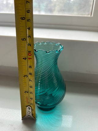 hand-blown art glass vase