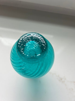 hand-blown art glass vase