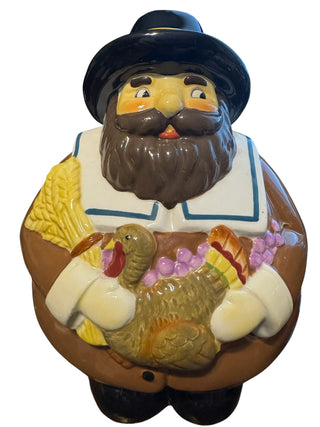 Vintage Vanson Pilgrim Cookie Jar Set