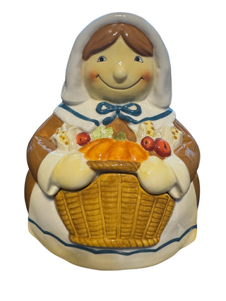 Vintage Vanson Pilgrim Cookie Jar Set