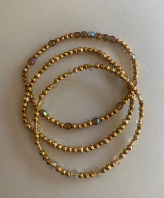 Gold bracelets