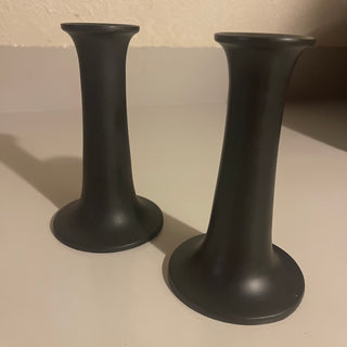 5.5” Matte Black Candle Stick, Each—SP