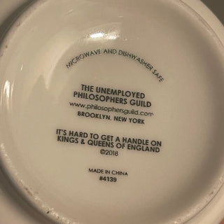 Unemployed Philosophers Guild Mug, King & Queens —SP