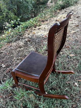 Victorian-Style Wooden Child Rocking Chair