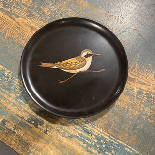 Vtg Couroc of Monterey 10.5" Tray, Sandpiper--SP