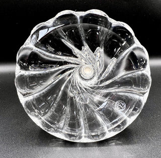 Louis XV Baccarat Crystal Hurricane Lamp,Candleholder Rococo Revivalt