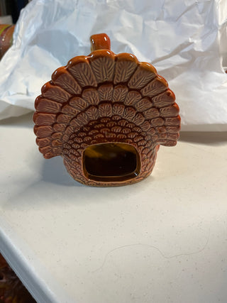 Ceramic Turkey Tea Light/Votive Candle Holder