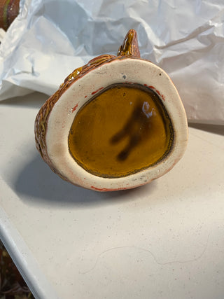 Ceramic Turkey Tea Light/Votive Candle Holder