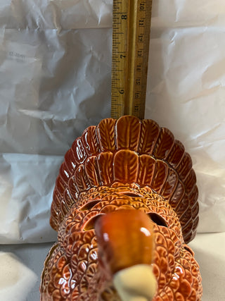Ceramic Turkey Tea Light/Votive Candle Holder