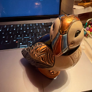 Artesania Rinconada Collection baby puffin bird