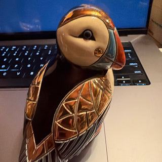 Artesania Rinconada Collection baby puffin bird