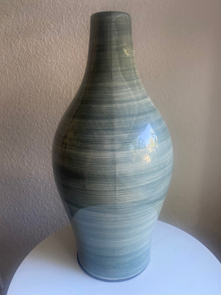 Bluish gray vase