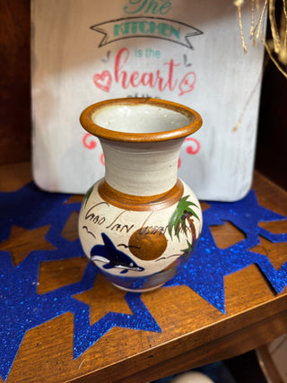 Hand Painted Pottery Vase