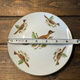 Vintage Ceramic Roadrunner Plate