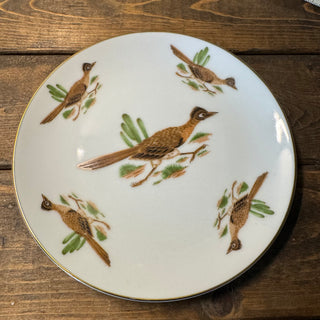 Vintage Ceramic Roadrunner Plate