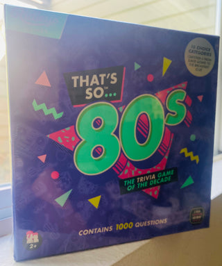 “That’s So 80’s” trivia game