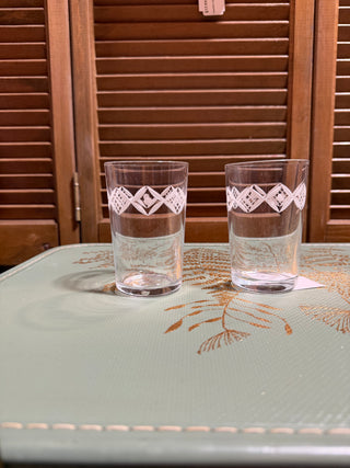 Set of 2 Vintage Glasses