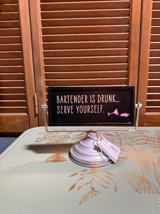 bartender flip sign