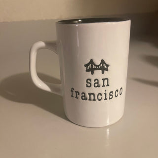 San Francisco Mug, White--SP