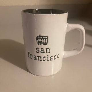 San Francisco Mug, White--SP