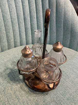 Silver-Plate Condiment Set - MTS