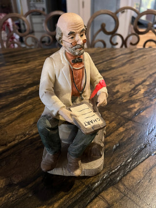 Vintage Porcelain MD Doctor