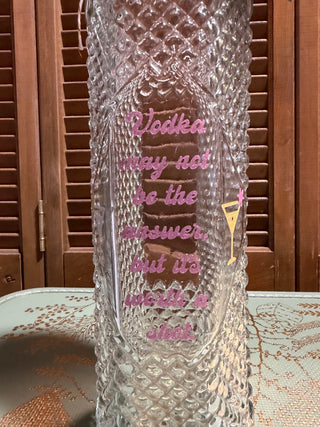 Glass Vodka Decanter