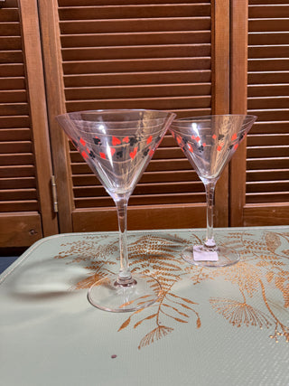 Pair of Martini Glasses