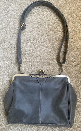 Vintage gray purse