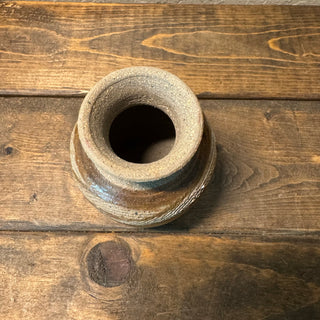 Studio Art Pottery 3" Brown Bud Vase