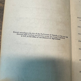 English Literature Antique Book